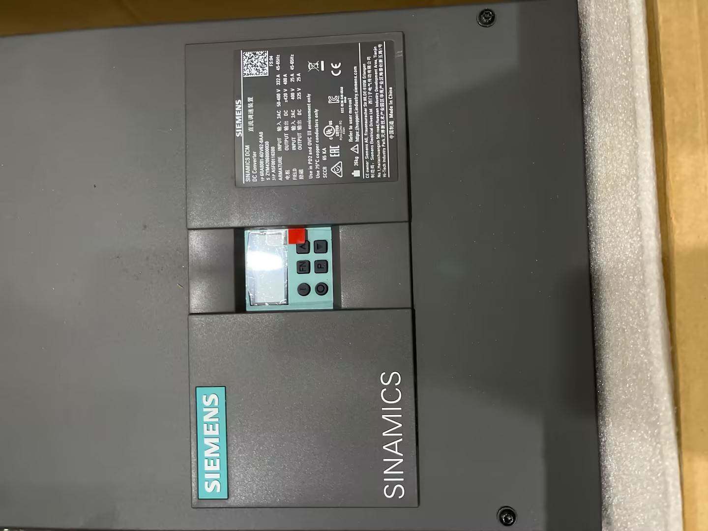Siemens 6RA8081-6DV62-0AA0 SINAMICS DCM Преобразователь постоянного тока 2