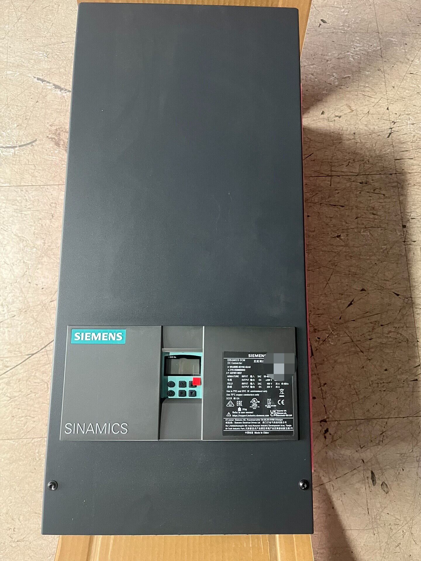 Siemens 6RA8085-6DV62-0AA0 SINAMICS DCM Преобразователь постоянного тока 2