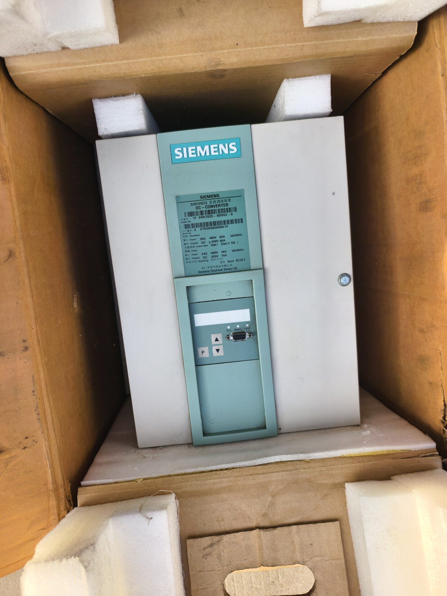 Siemens 6RA7025-6DV62-0 SIMOREG DC Преобразователь постоянного тока