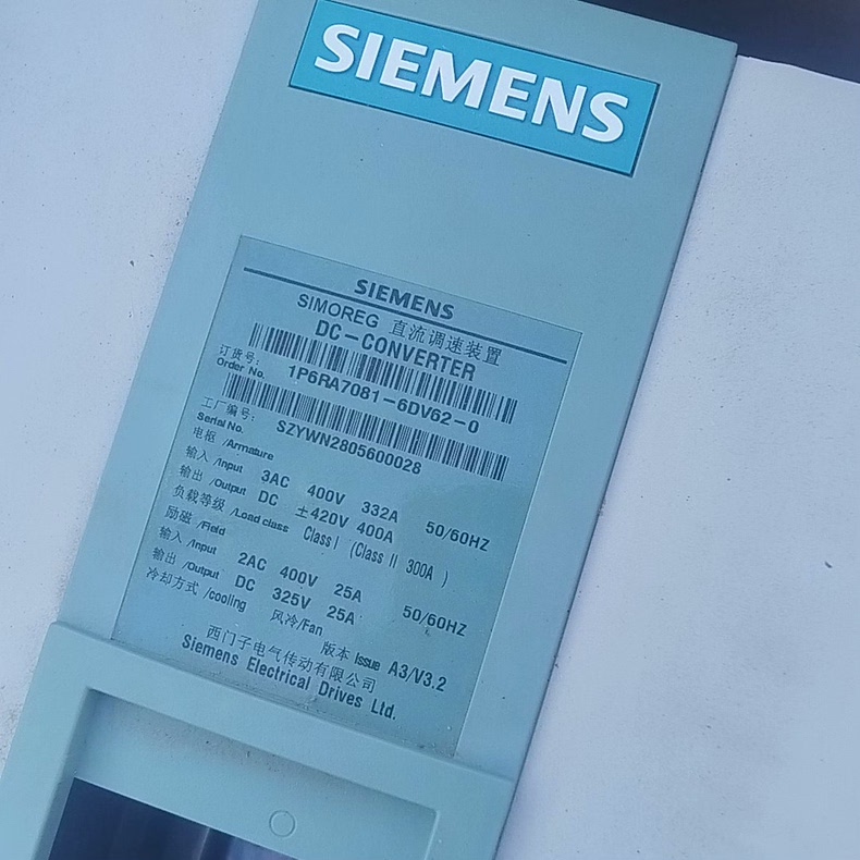 Siemens 6RA7081-6DV62-0 SIMOREG DC Преобразователь постоянного тока