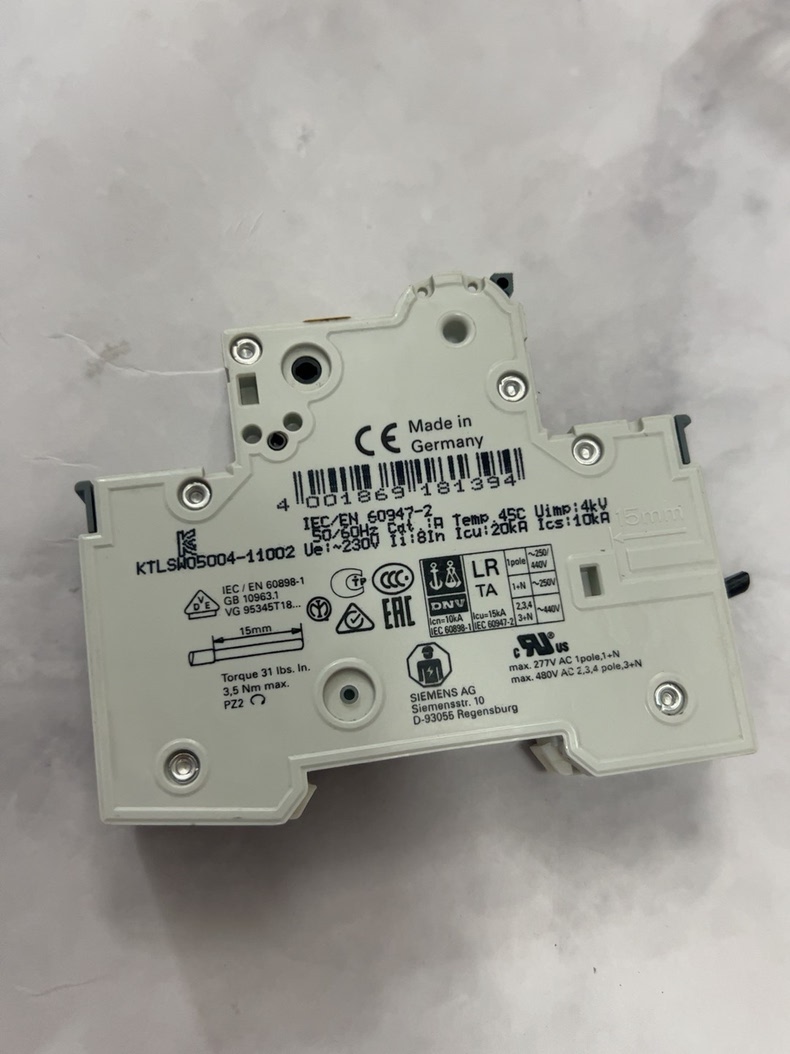 Siemens 5SY4116-7 5SY Модульный автоматический выключатель 4