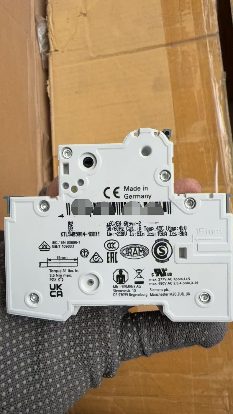 Siemens 5SY6110-7 5SY Модульный автоматический выключатель 2