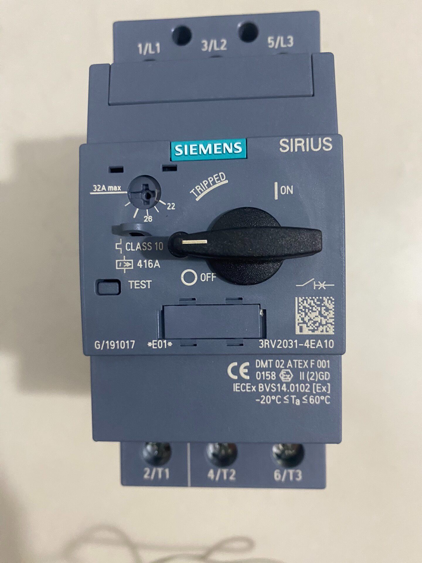 Siemens 3RV2031-4EA10 3RV2 Автомат защиты двигателя