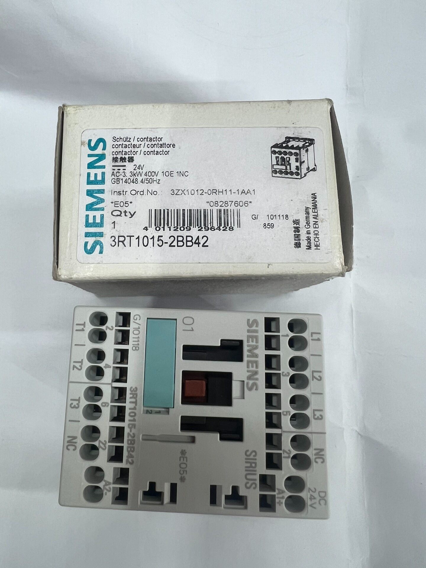 Siemens 3RT1015-2BB42 3RT1015 Контактор 2