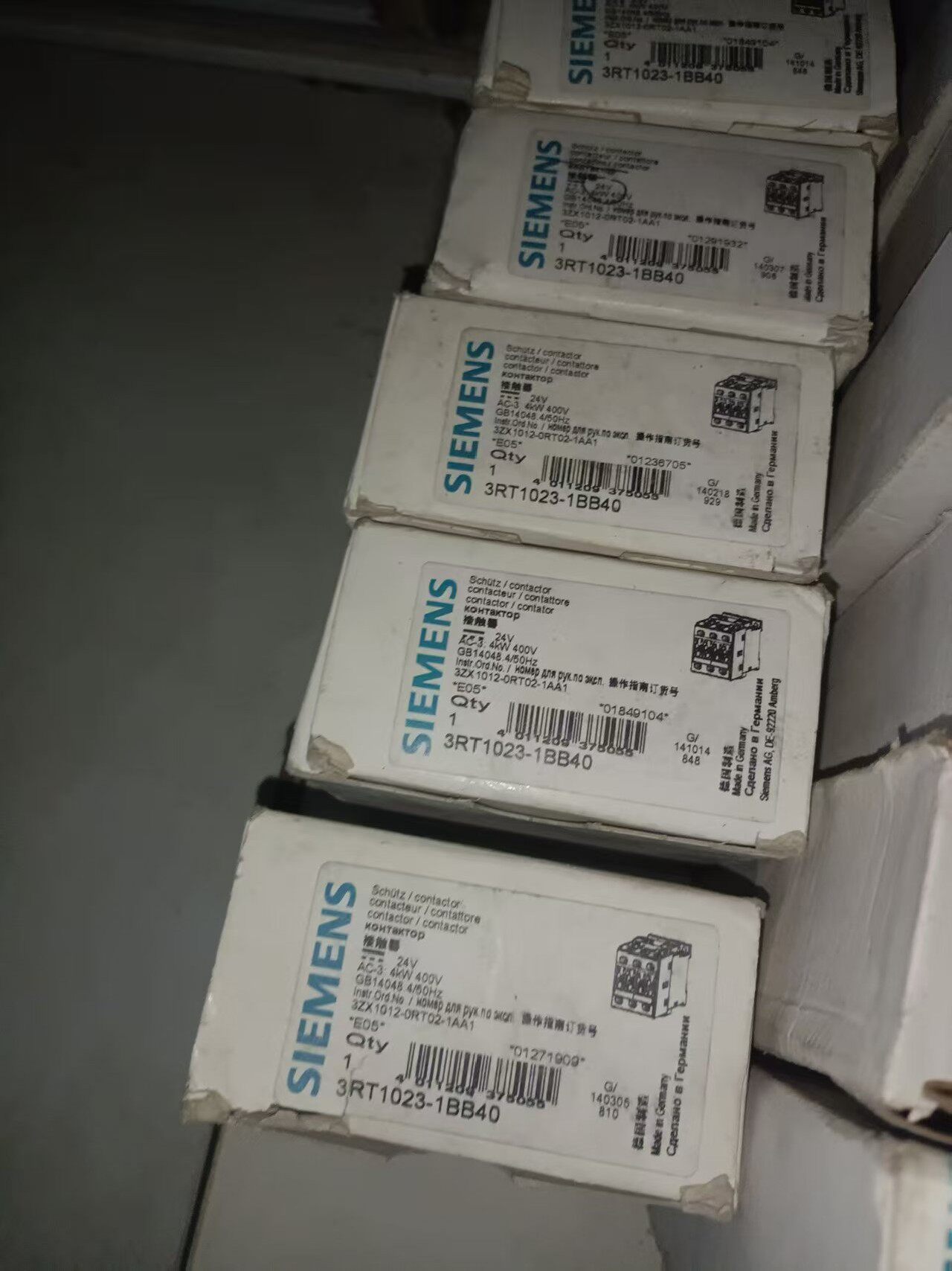 Siemens 3RT1023-1BB40 3RT1023 Контактор 4