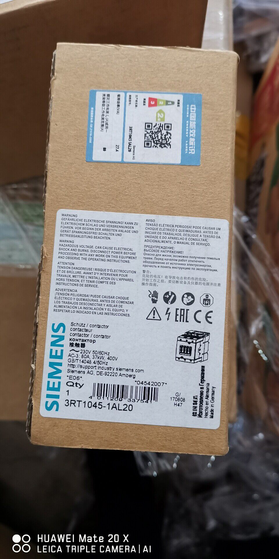 Siemens 3RT1045-1AL20 3RT1045 Контактор 2