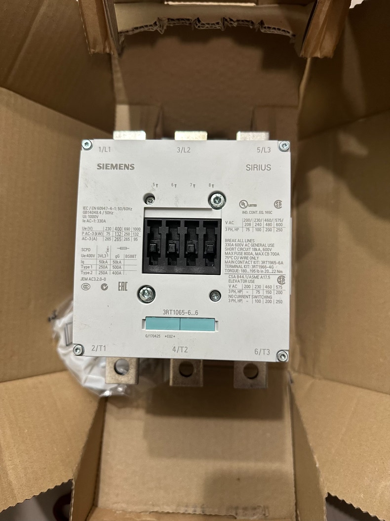 Siemens 3RT1065-6AP36 3RT1065 Контактор