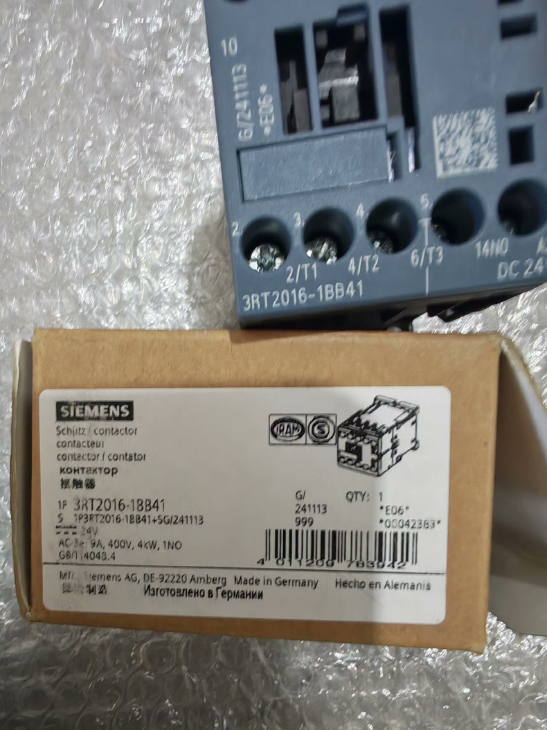 Siemens 3RT2016-1BB41 3RT2016 Контактор 2