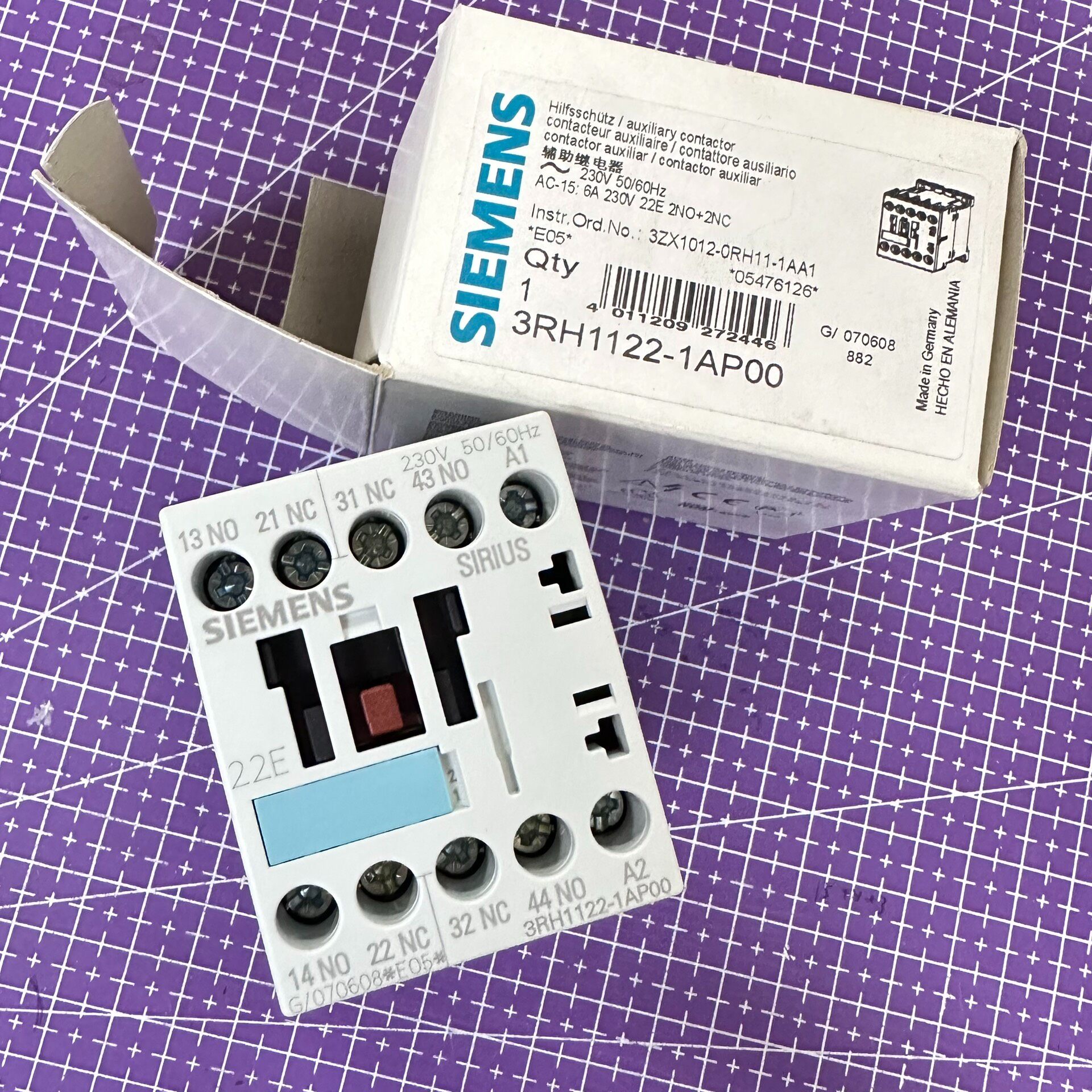 Siemens 3RH1122-1AP00 3RH11 Промежуточное реле