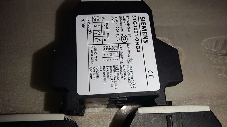 Siemens 3TG1001-0BB4 3TG10 Мини-контактор 6