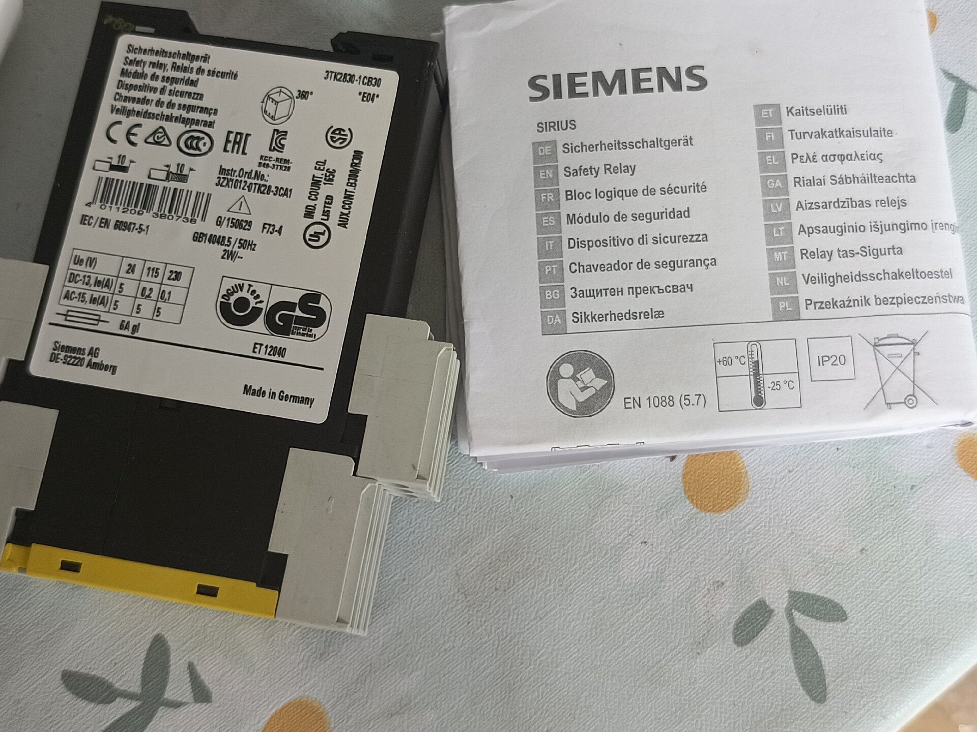 Siemens 3TK2830-1CB30 3TK28 Реле безопасности 3