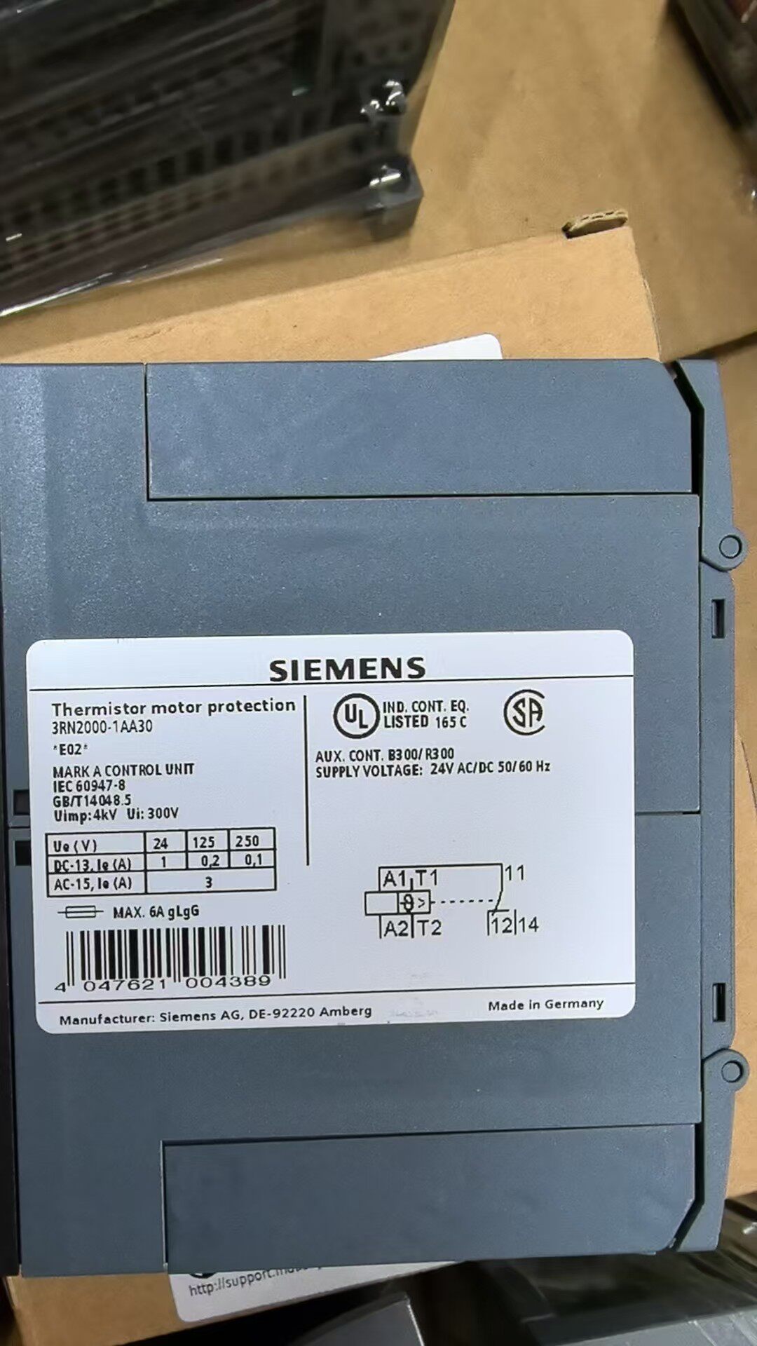 Siemens 3RN2000-1AA30 3RN Термисторное реле защиты 2