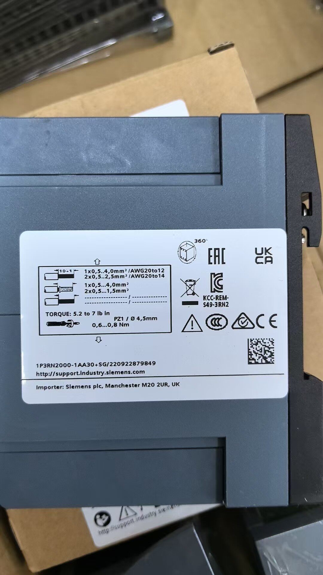 Siemens 3RN2000-1AA30 3RN Термисторное реле защиты 3