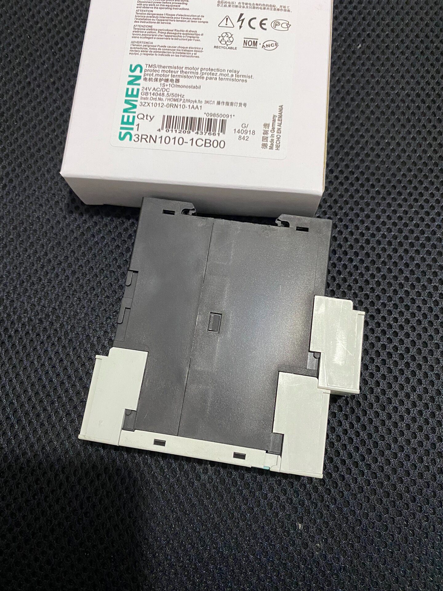 Siemens 3RN1010-1CB00 3RN Термисторное реле защиты 3