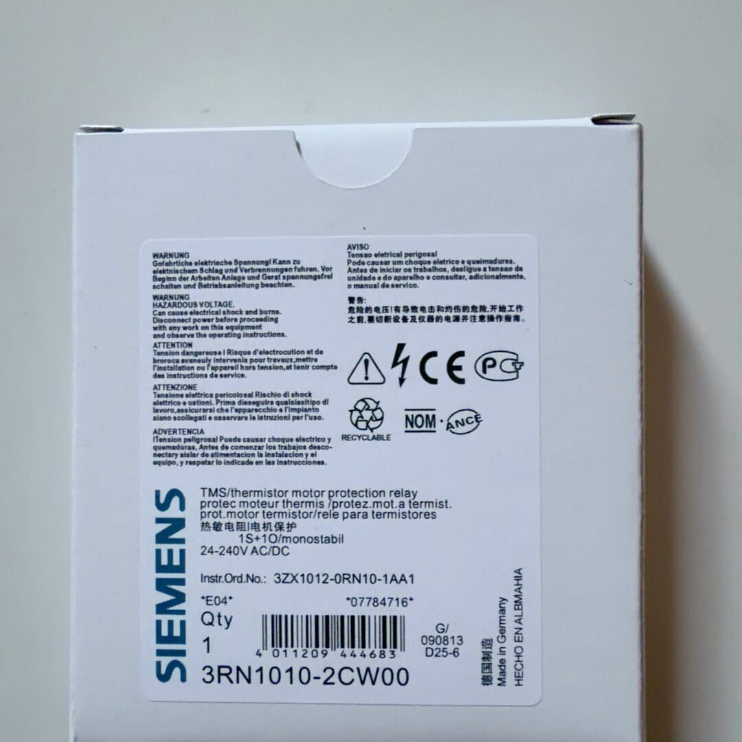 Siemens 3RN1010-2CW00 3RN Термисторное реле защиты