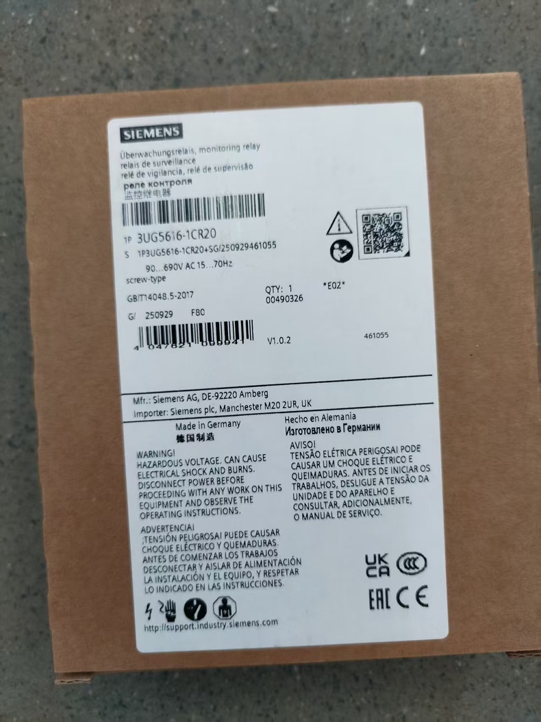 Siemens 3UG5616-1CR20 3UG Реле контроля фаз