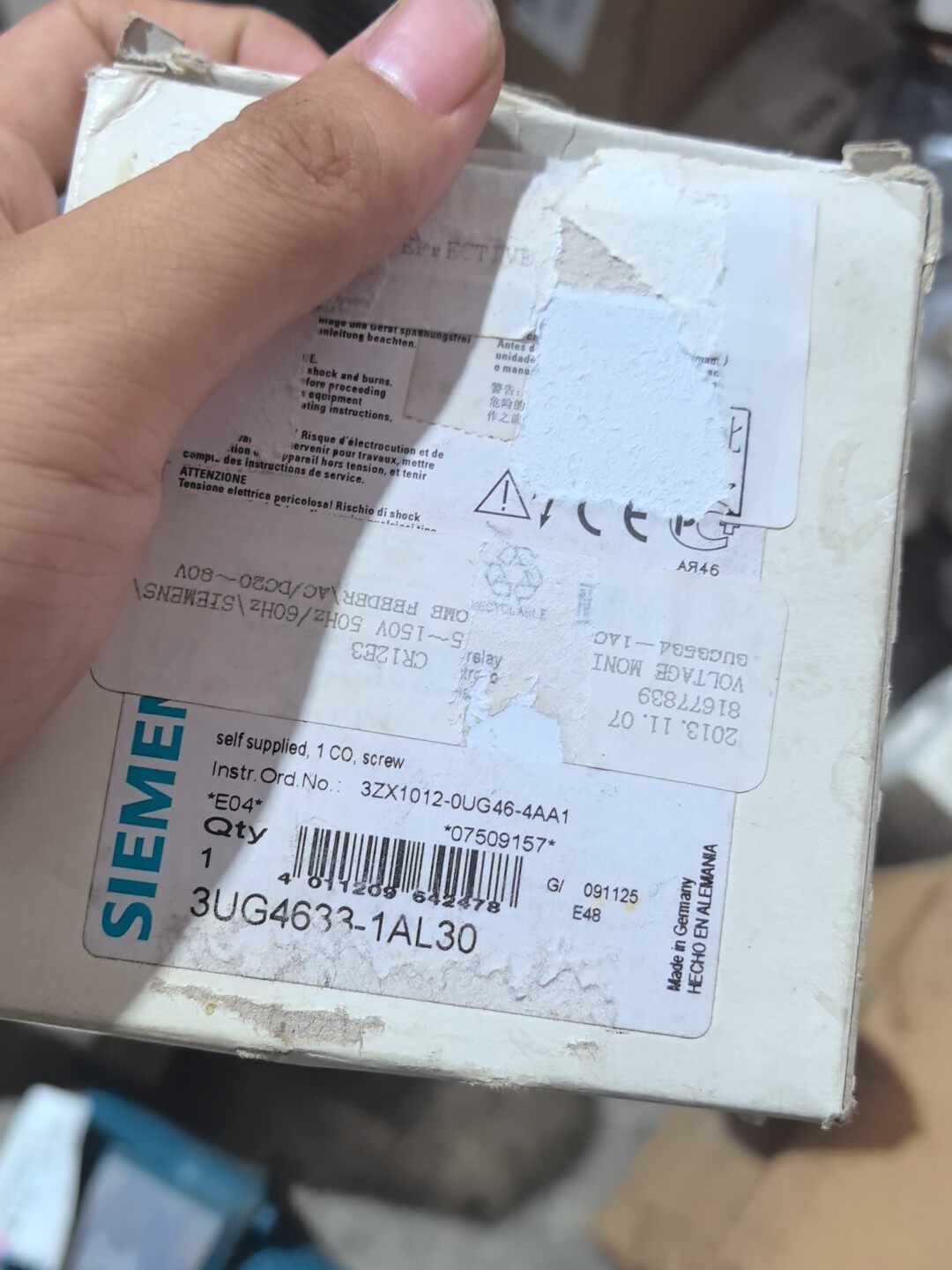 Siemens 3UG4633-1AL30 3UG Реле контроля фаз 6