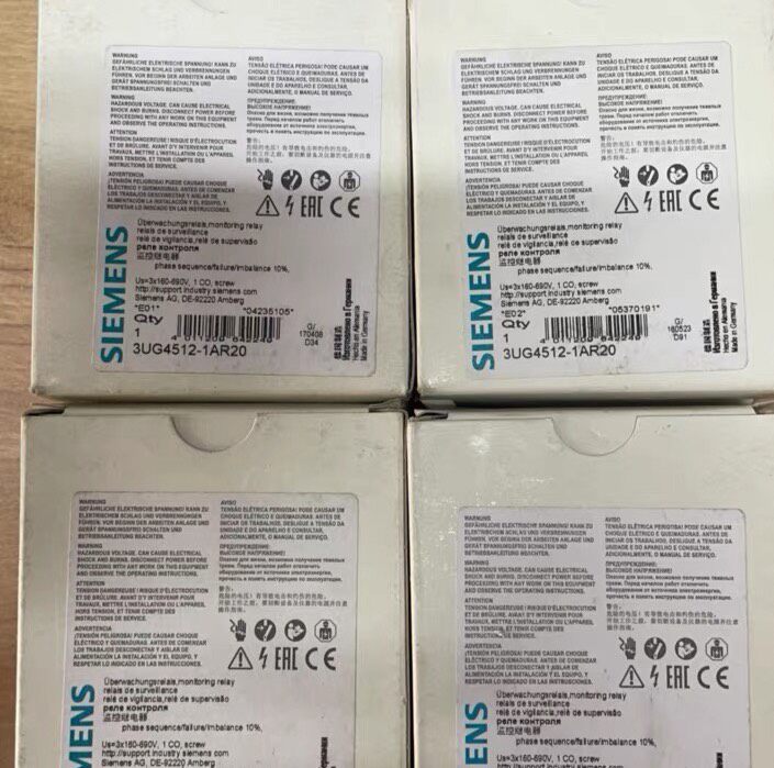 Siemens 3UG4512-1AR20 3UG Реле контроля фаз