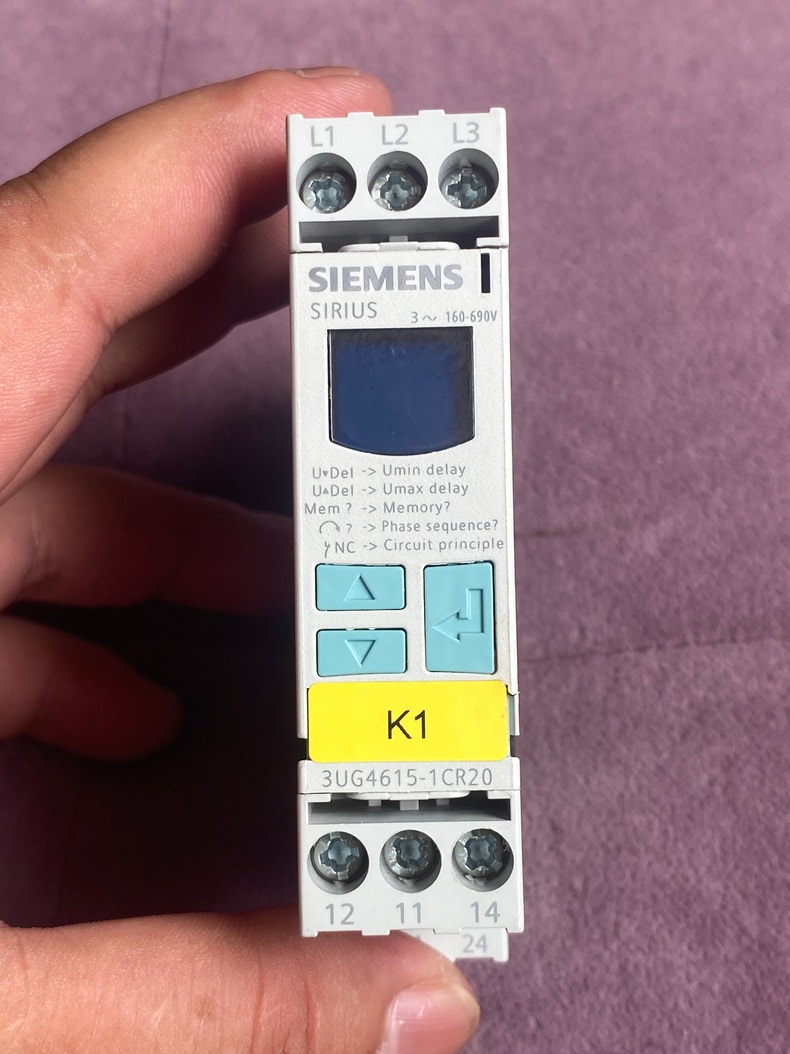 Siemens 3UG4615-1CR20 3UG Реле контроля фаз 3