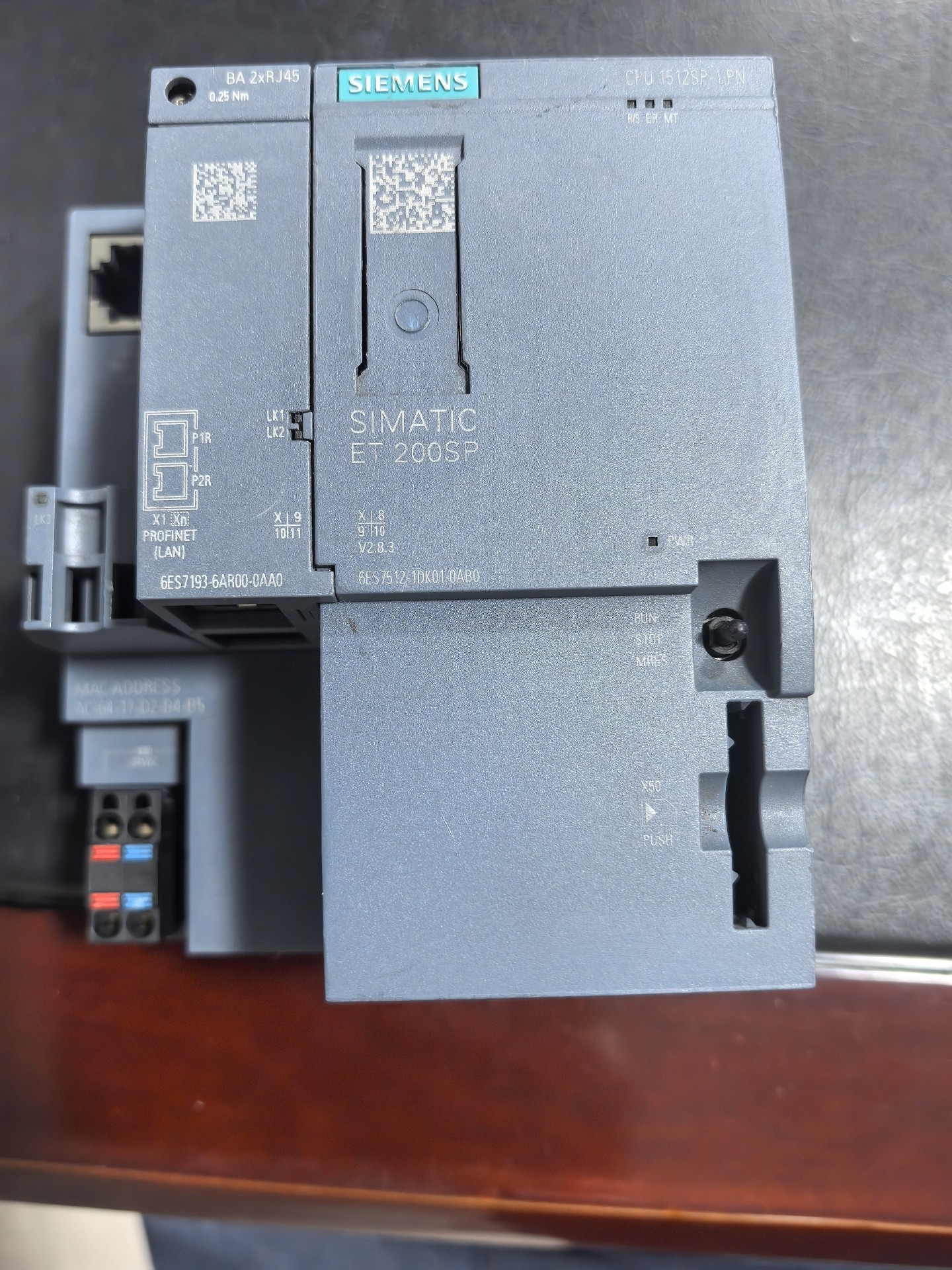 Siemens 6ES7512-1DK01-0AB0 CPU 1512SP-1 PN SIMATIC S7-1500 Центральный процессор 2