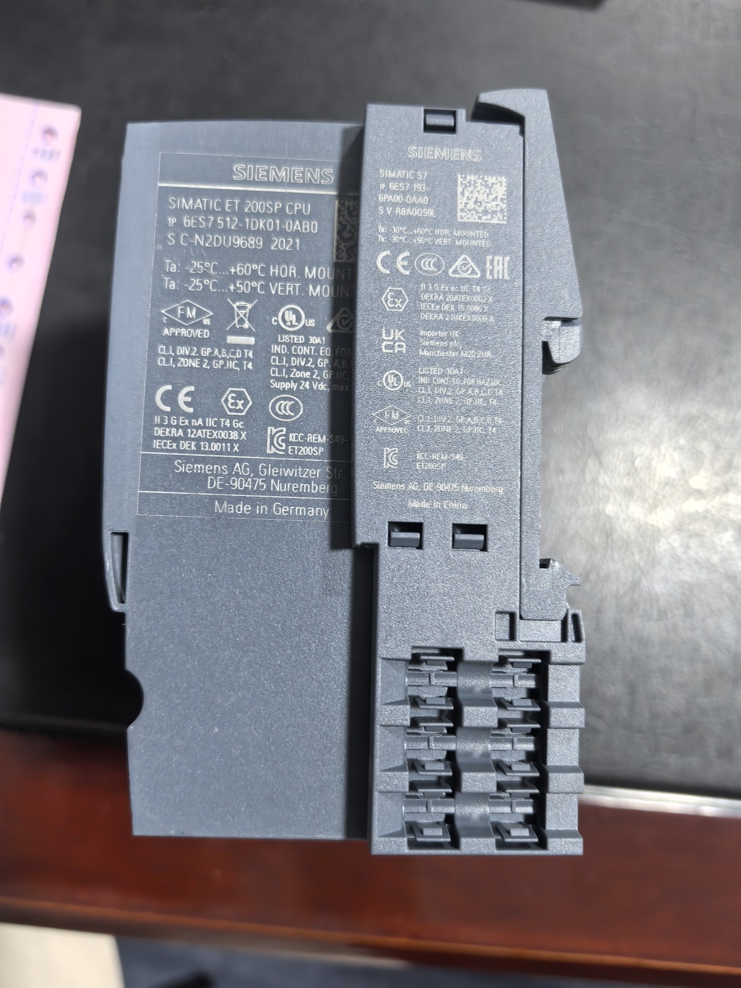 Siemens 6ES7512-1DK01-0AB0 CPU 1512SP-1 PN SIMATIC S7-1500 Центральный процессор 3