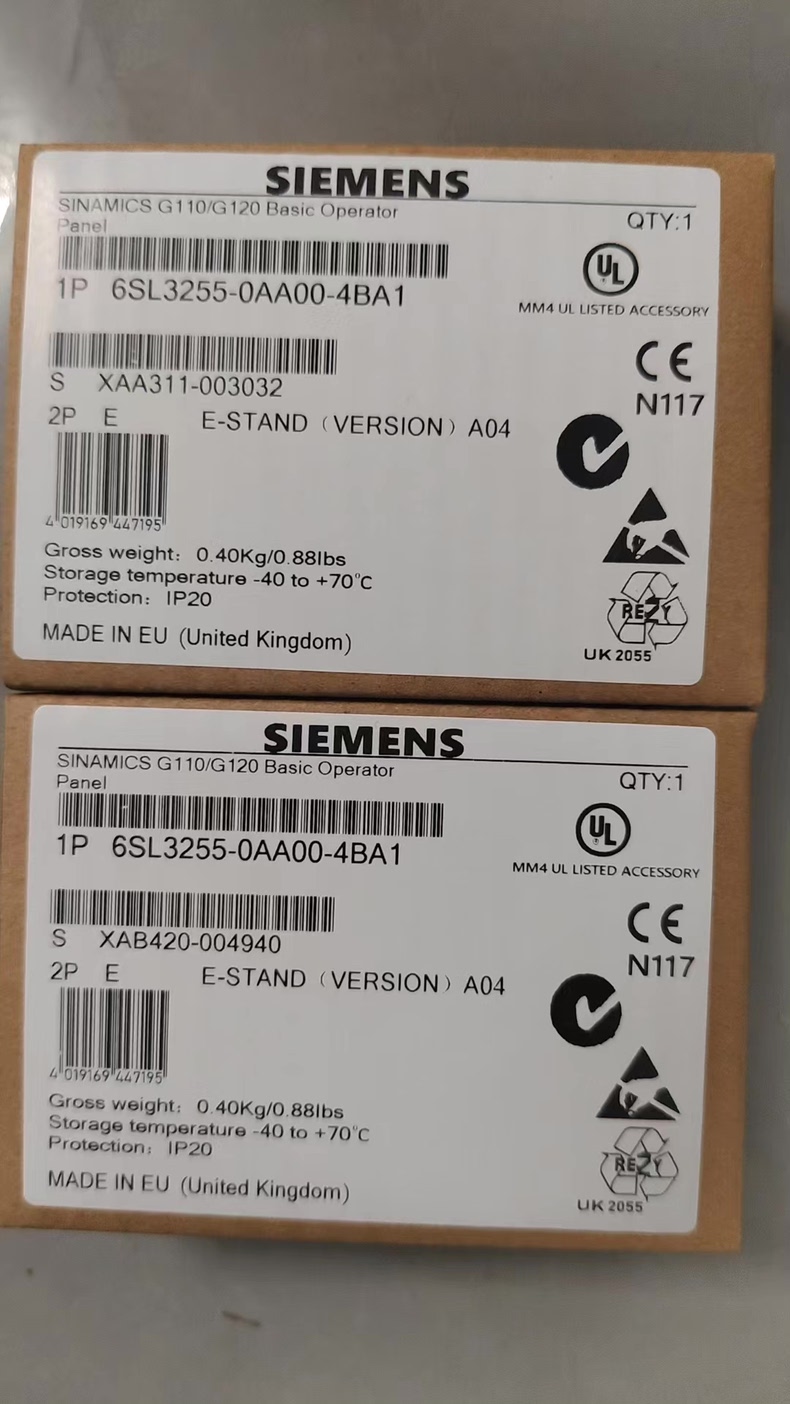 Siemens 6SL3255-0AA00-4BA1 SINAMICS G110 BASIC OPERATOR PANEL 2