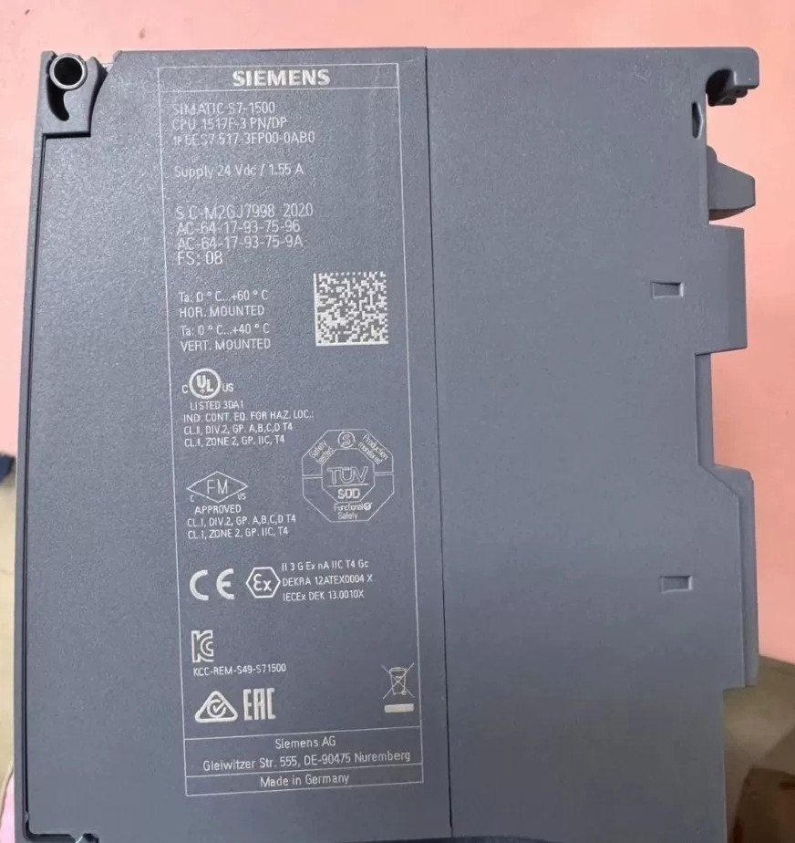 Siemens 6ES7517-3FP00-0AB0 CPU 1517F-3 PN/DP