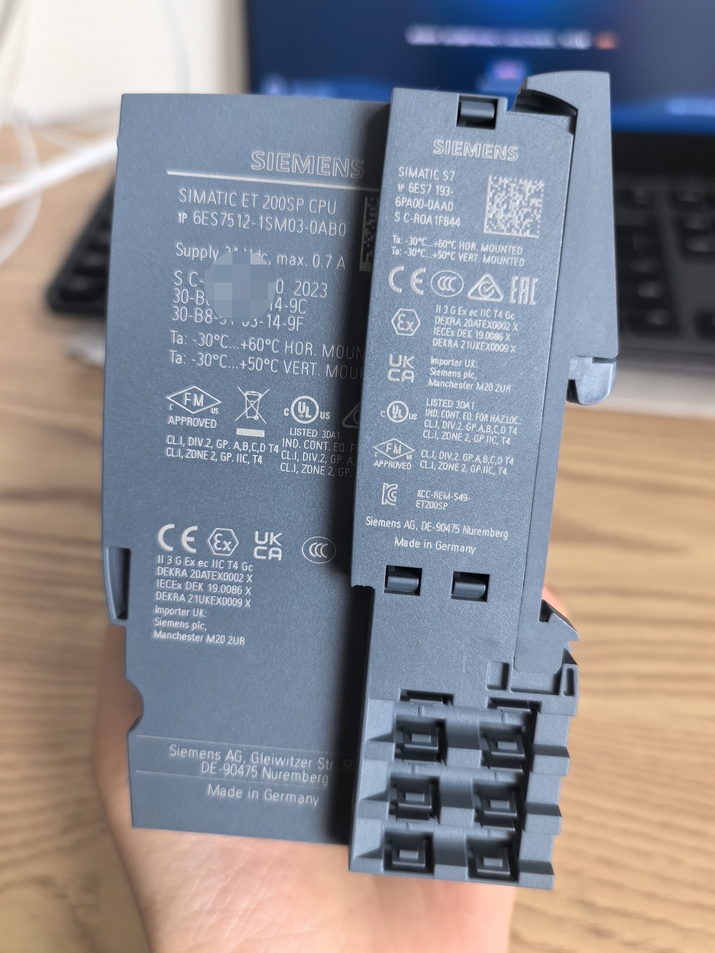 Siemens 6ES7512-1SM03-0AB0 CPU 1512SP F‑1 PN