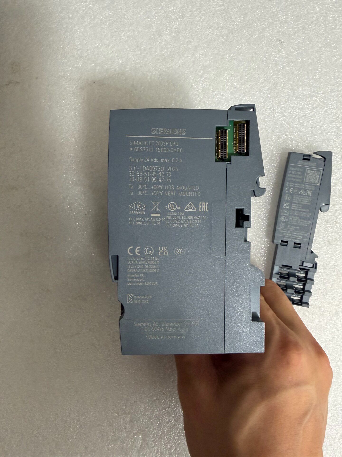 Siemens 6ES7510-1SK03-0AB0 CPU 1510SP F-1 PN 2