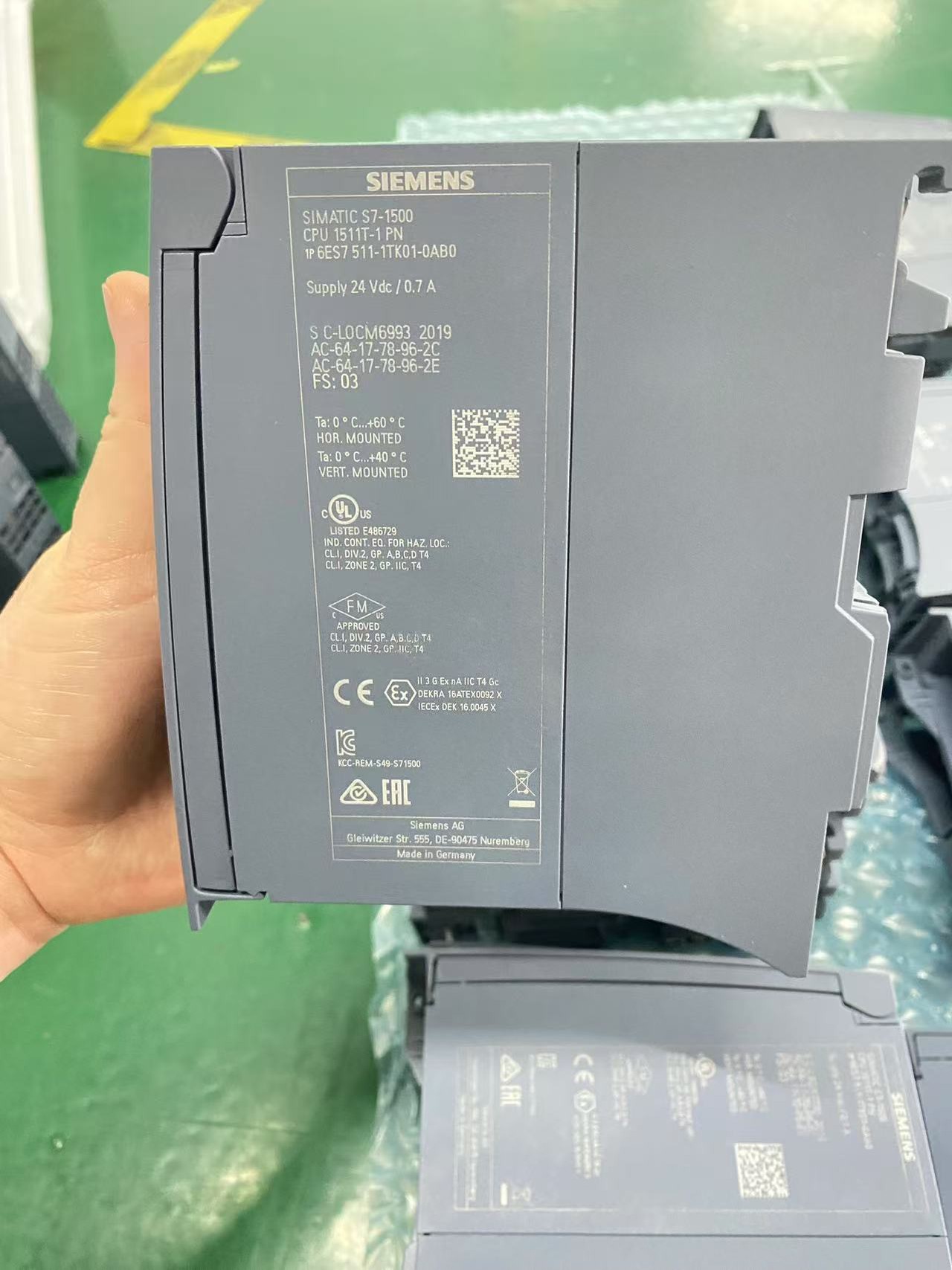 Siemens 6ES7511-1TK01-0AB0 CPU 1511T-1 PN