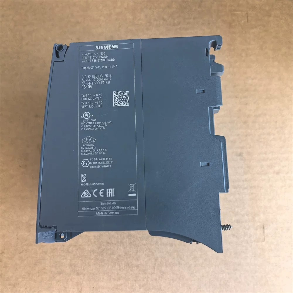 Siemens 6ES7516-3TN00-0AB0 CPU 1516T-3 PN