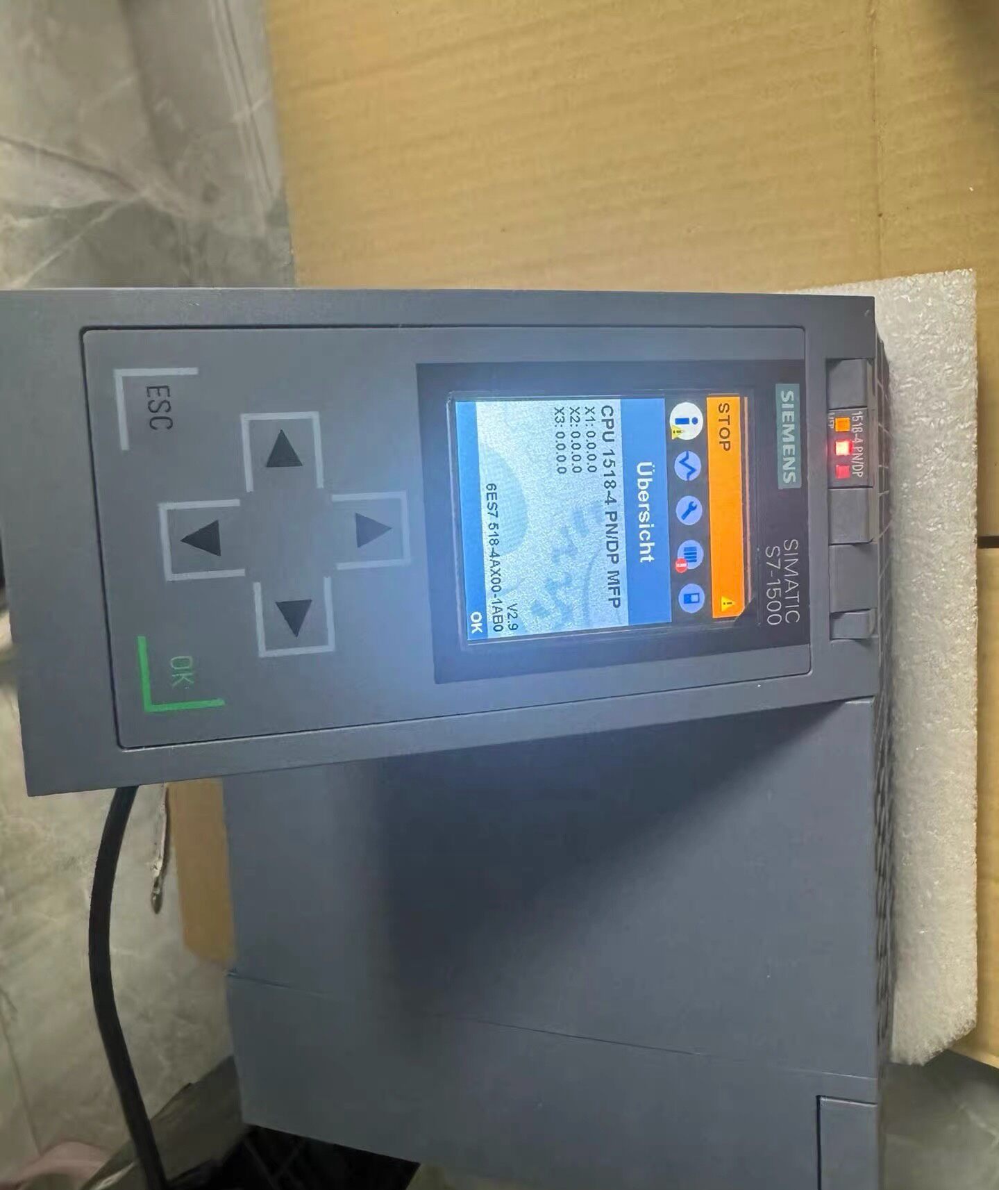 Siemens 6ES7518-4AX00-1AC0 CPU 1518-4 PN 2