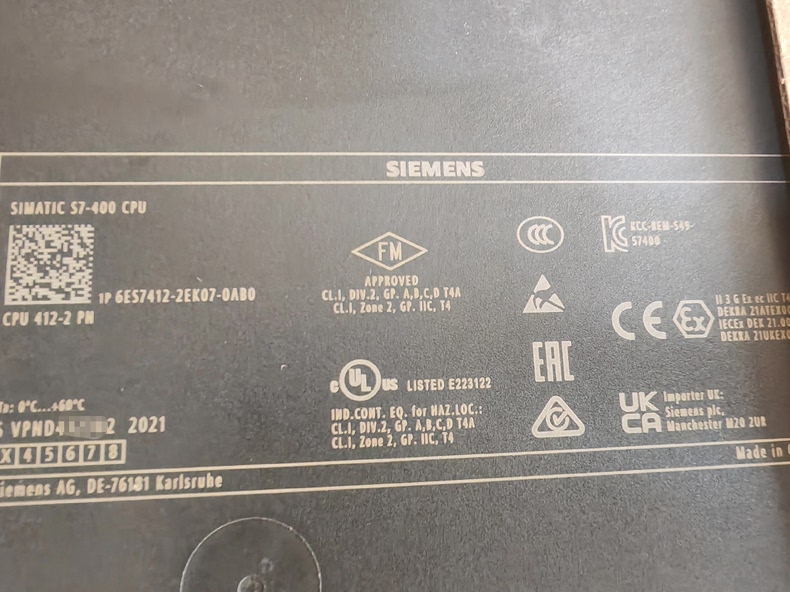 Siemens 6ES7412-2EK07-0AB0 CPU 412-2