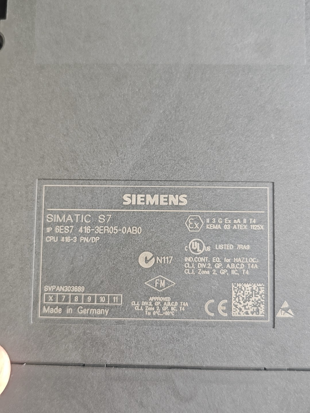 Siemens 6ES7416-3ER05-0AB0 CPU 416-3