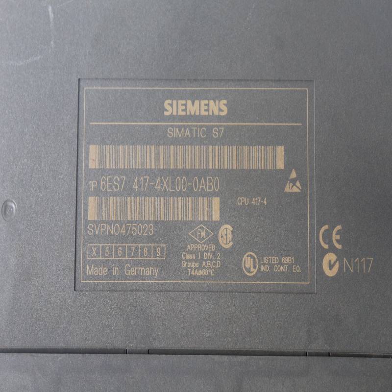 Siemens 6ES7417-4XL00-0AB0 CPU 417-4 3