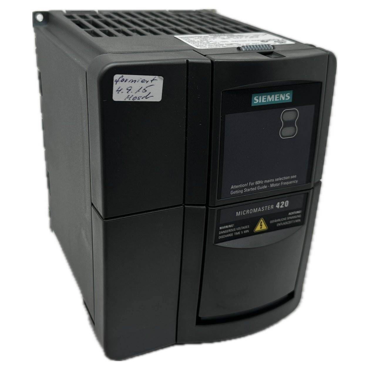 Siemens 6SE6420-2AB22-2BA1 MICROMASTER 420 2