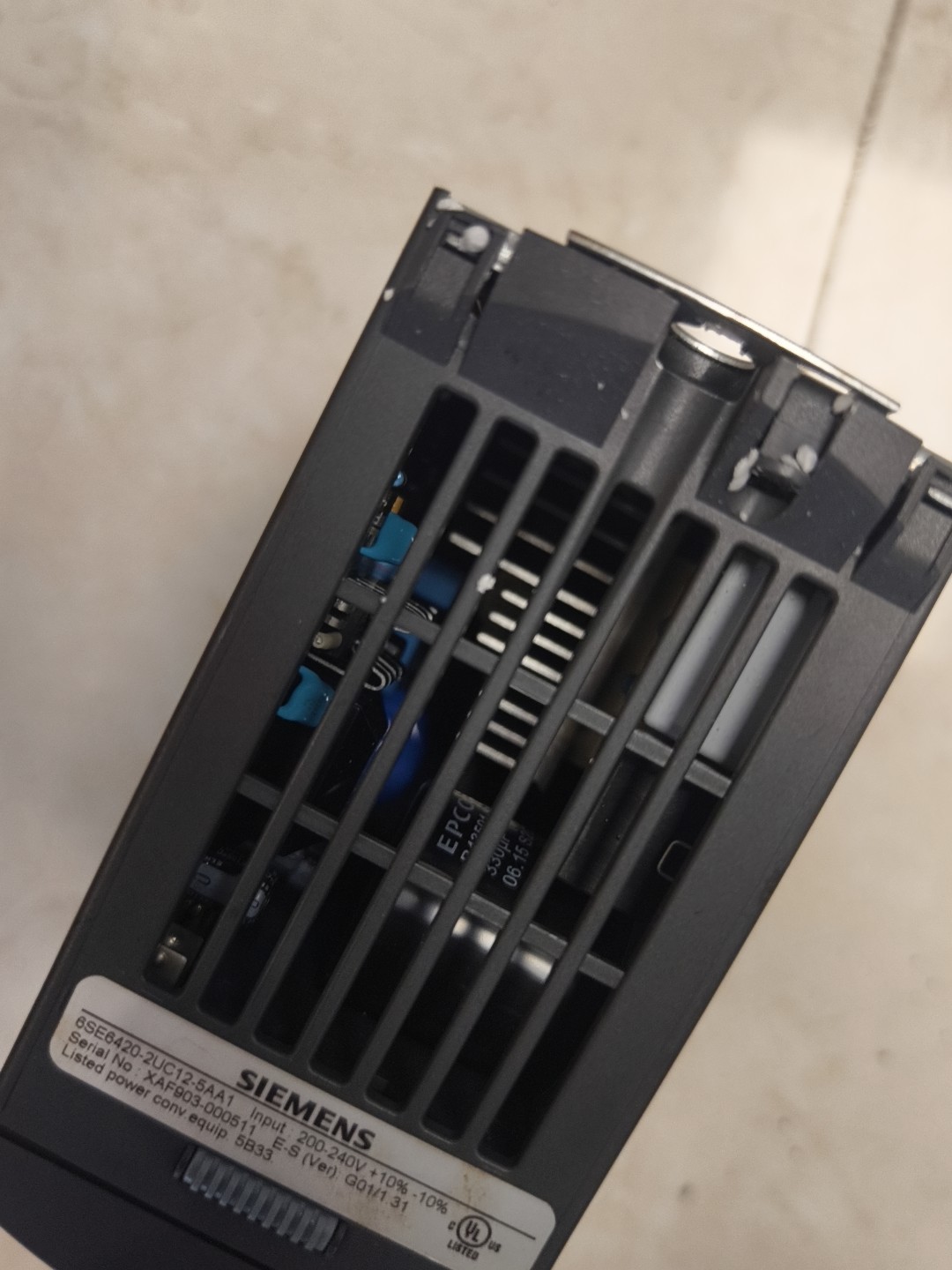 Siemens 6SE6420-2UC12-5AA1 MICROMASTER 420 3