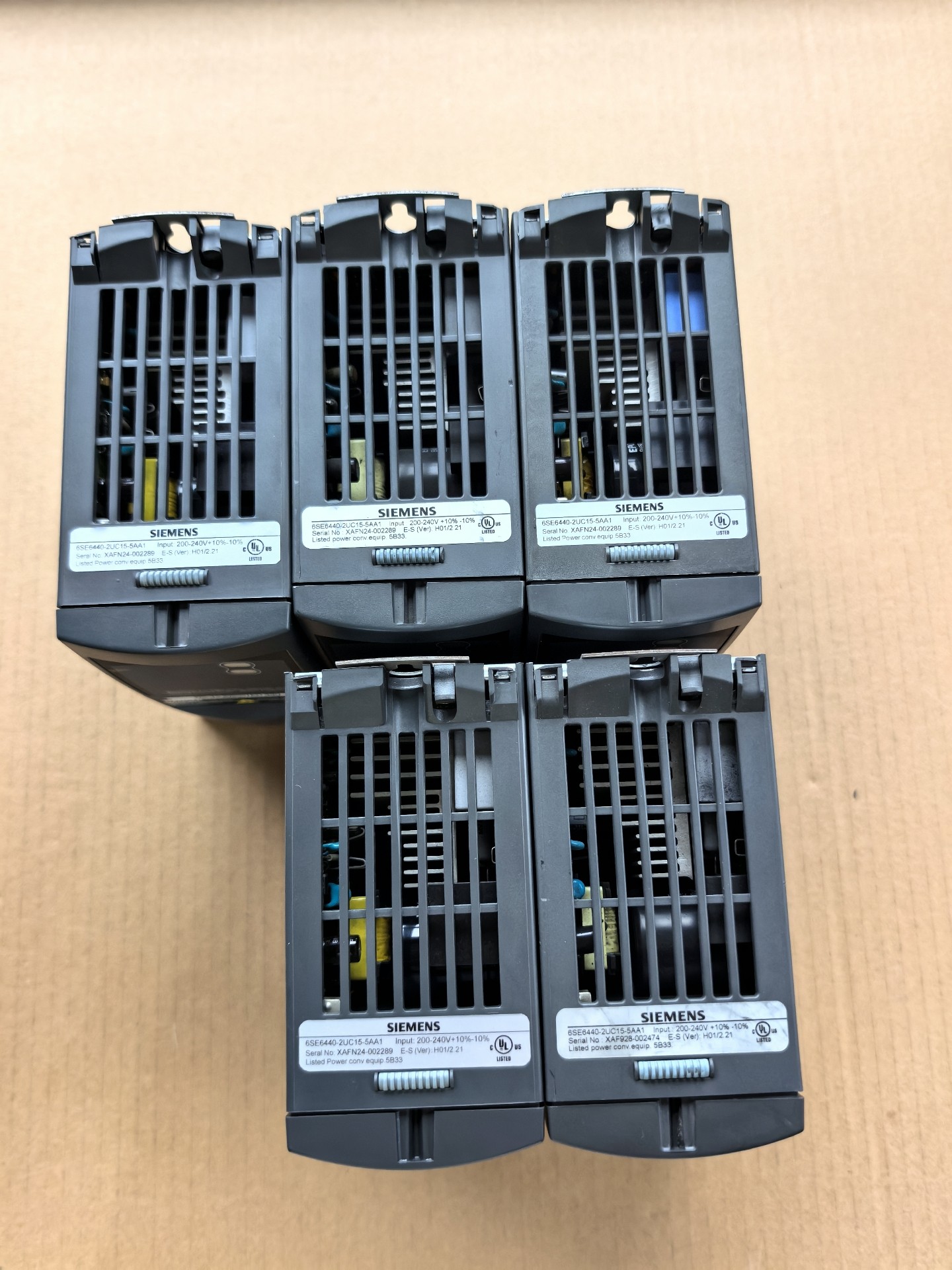 Siemens 6SE6440-2UC15-5AA1 MICROMASTER 440 3