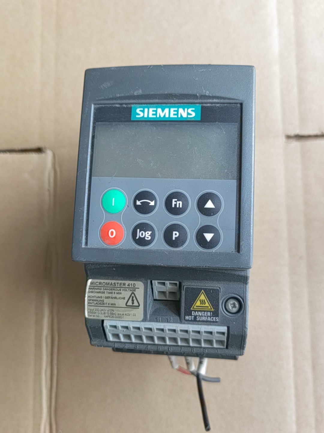 Siemens 6SE6410-2UB15-5BA0 MICROMASTER 410 2
