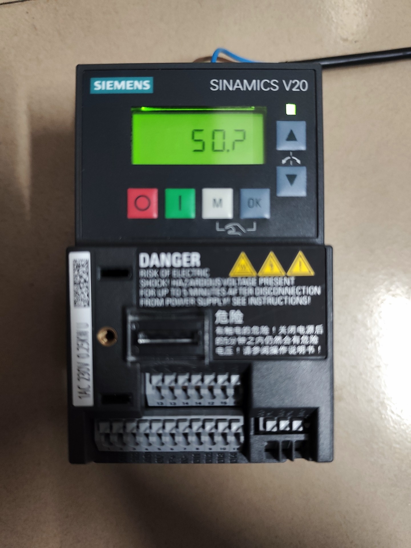 Siemens 6SL3210-5BB12-5UV1 SINAMICS V20 6