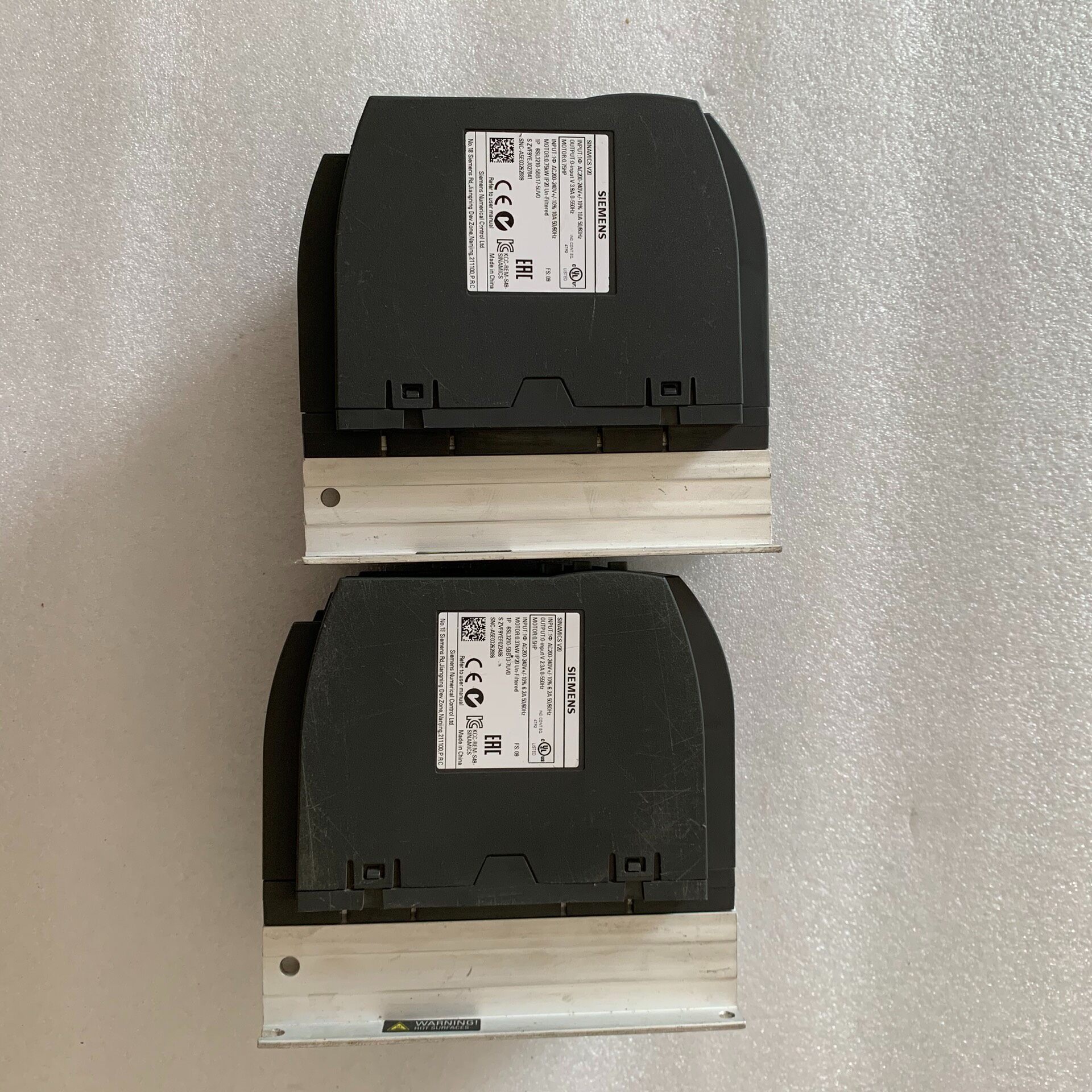 Siemens 6SL3210-5BB17-5UV0 SINAMICS V20 4