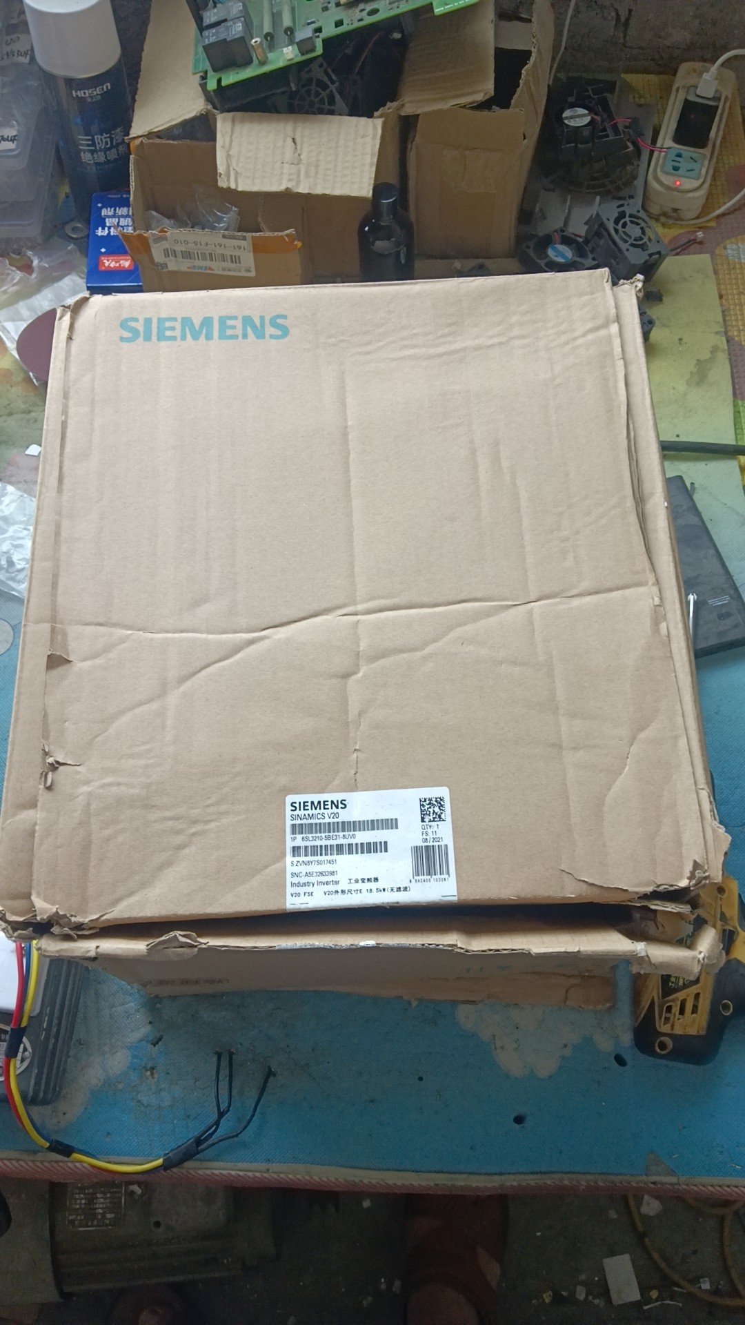 Siemens 6SL3210-5BE31-8UV0 SINAMICS V20 2