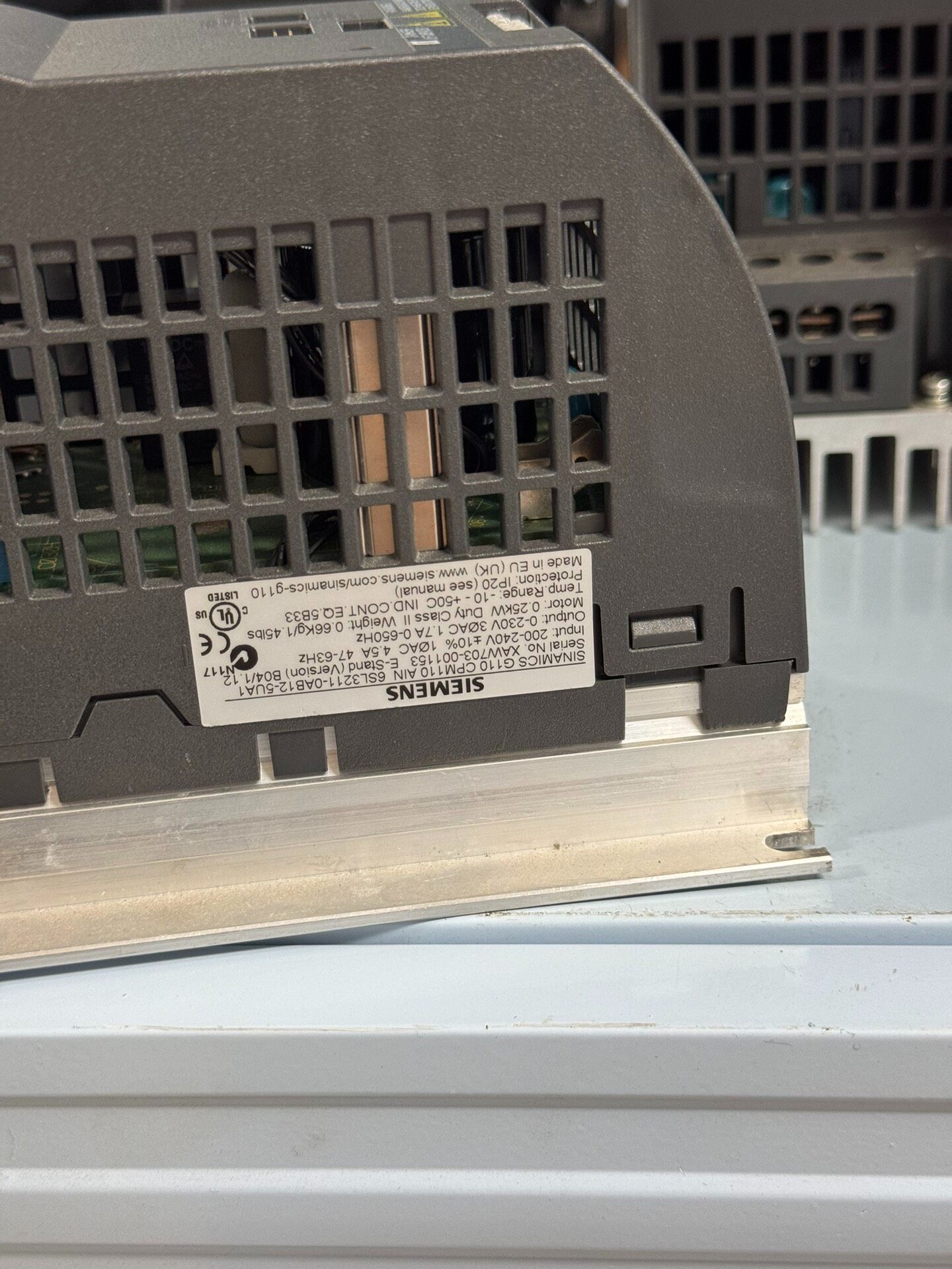 Siemens 6SL3211-0AB12-5UA1 SINAMICS G110 5