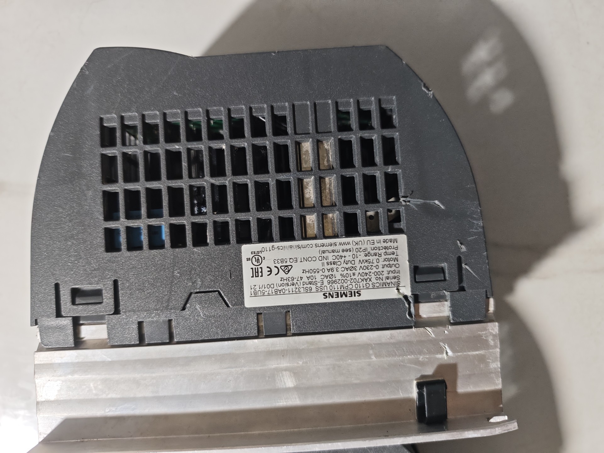 Siemens 6SL3211-0AB17-5UB1 SINAMICS G110 5