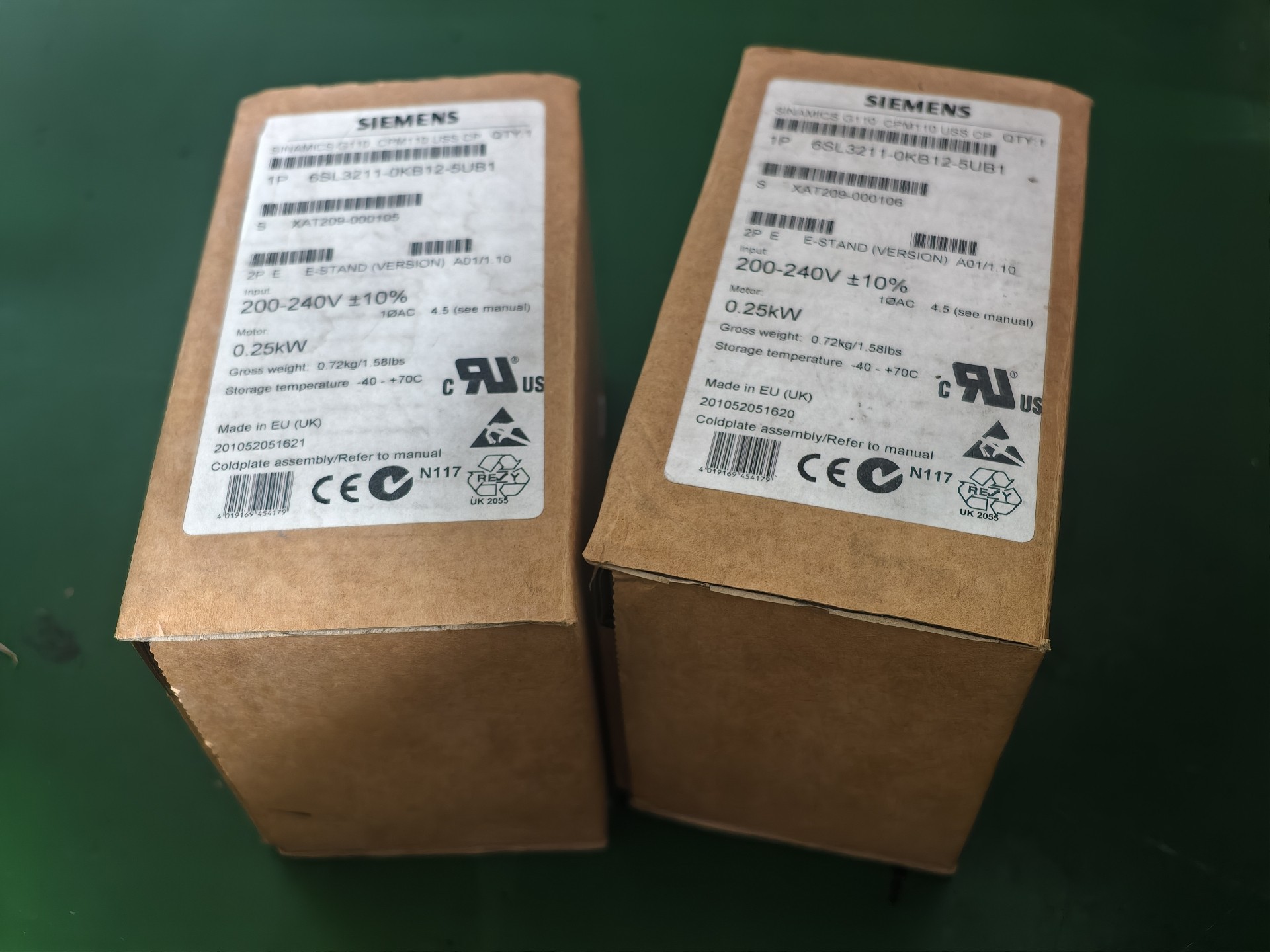 Siemens 6SL3211-0KB12-5UB1 SINAMICS G110 2