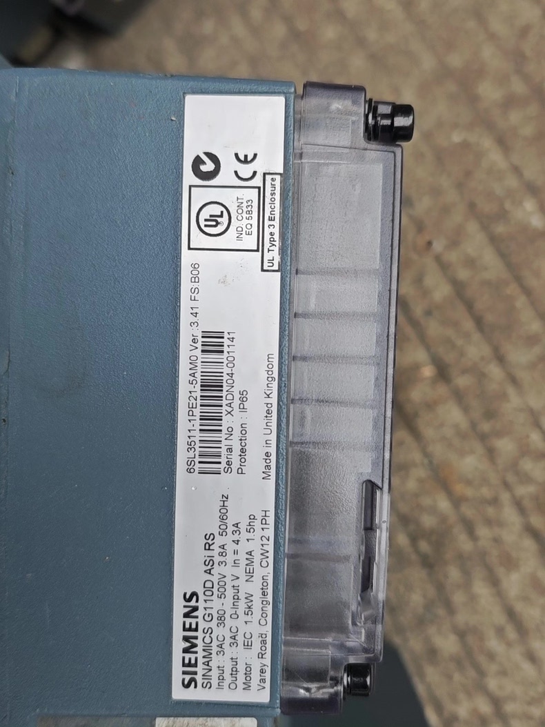 Siemens 6SL3511-1PE21-5AM0 SINAMICS G110D 4