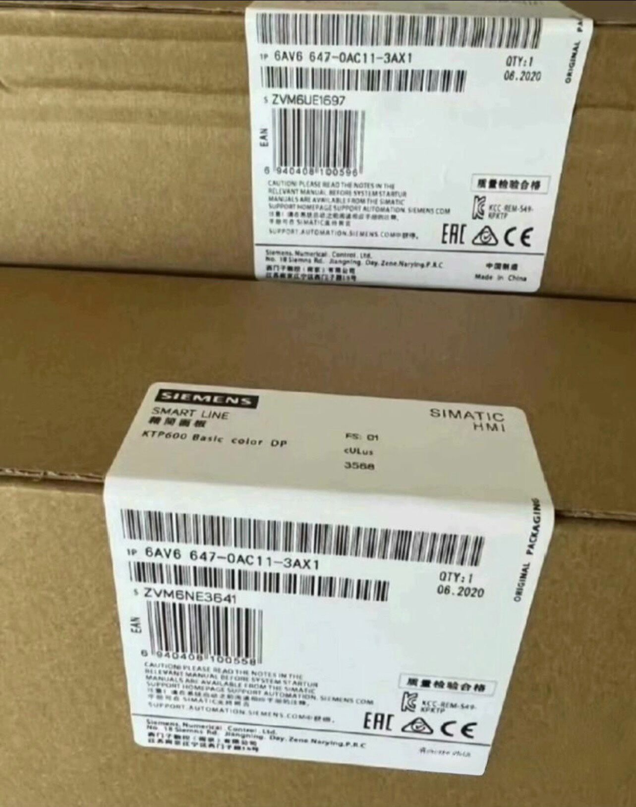 Siemens 6AV6647-0AC11-3AX1 KTP600 2