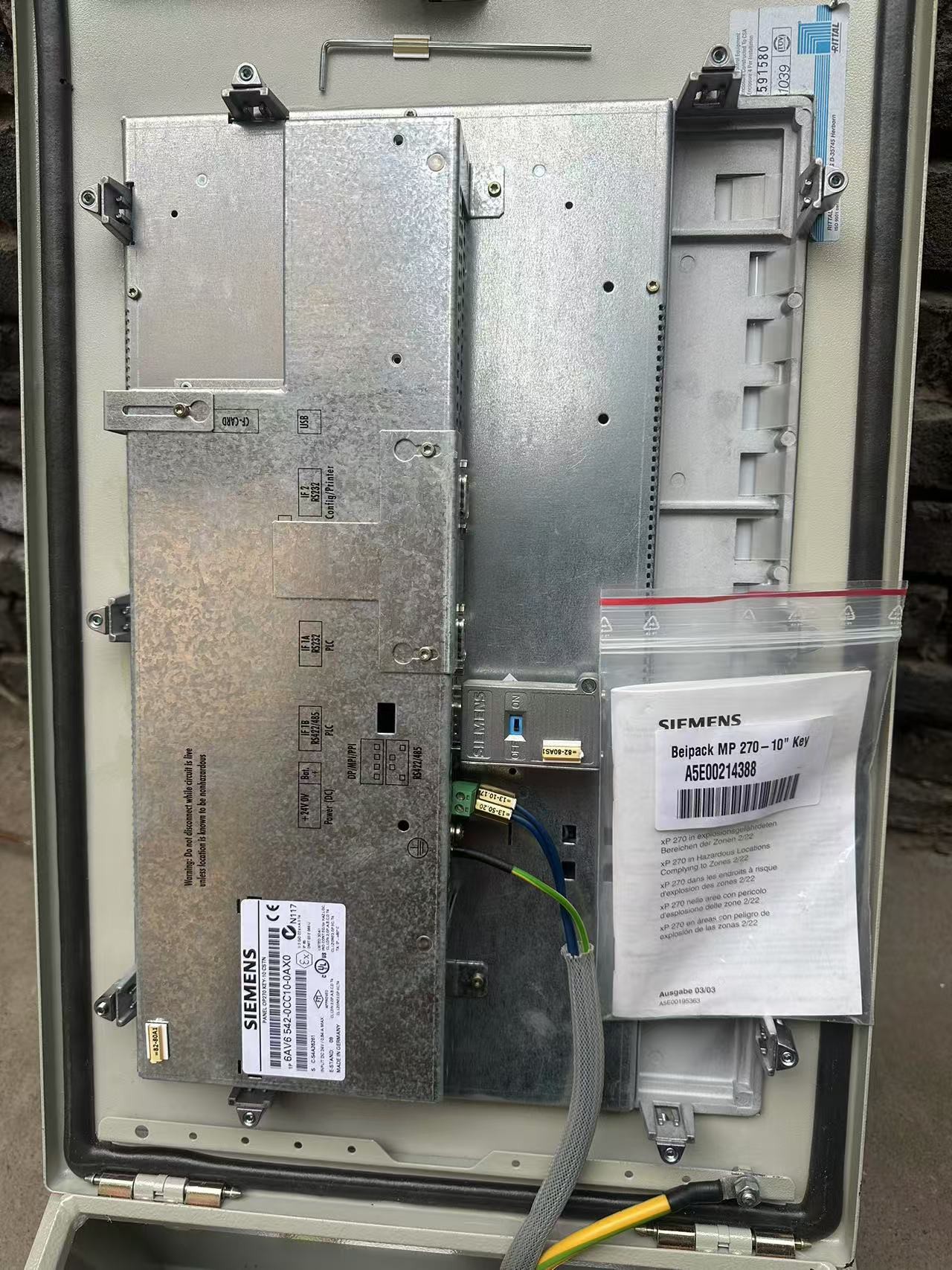 Siemens 6AV6542-0CC10-0AX0 OP270 3