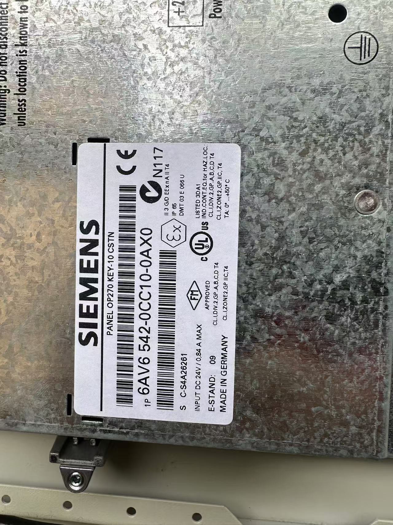 Siemens 6AV6542-0CC10-0AX0 OP270 4