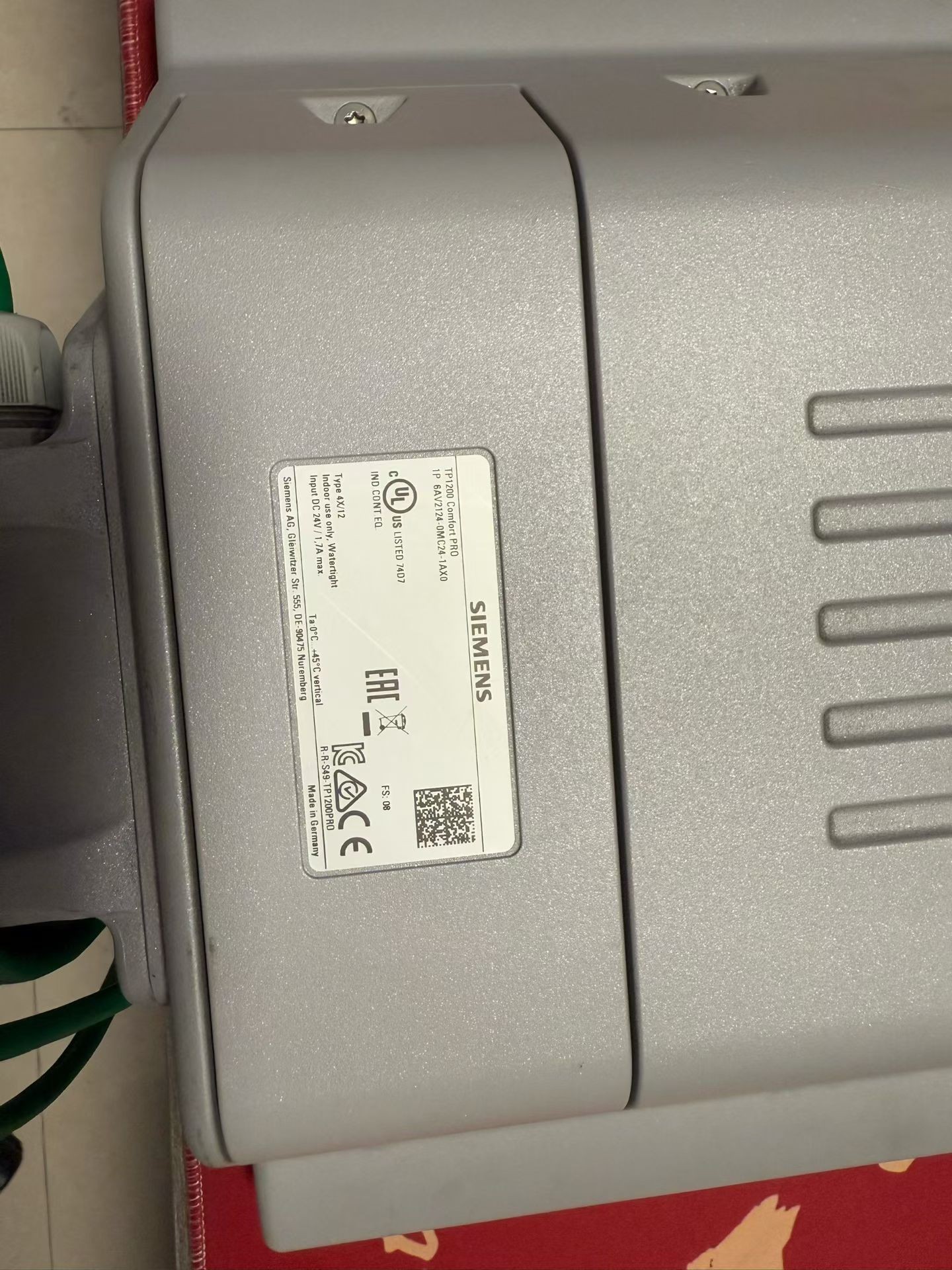 Siemens 6AV2124-0MC24-1AX0 TP1200